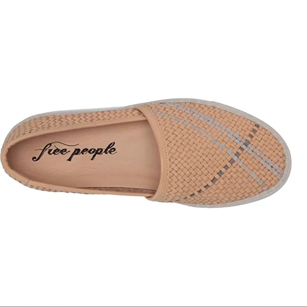 Free People Santorini‎ Slip on Woven Sneakers Sz 39